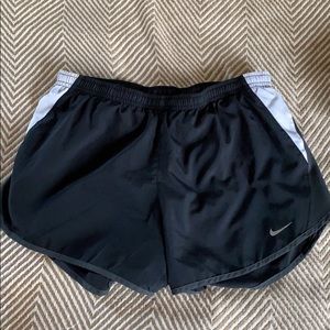 Women’s Black Dri-Fit Nike running shorts
